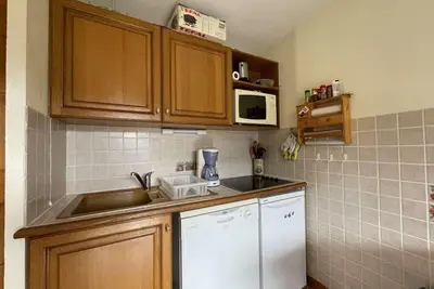 Image de Rez-de-chaussée, vue montagne, terrasse, télévision, casier à ski, 29m², Praz sur Arly