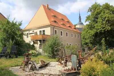 Image de Appartement-Salle de bain privée séparée-Vue sur Jardin-Fewo Pfarrhaus Maxen