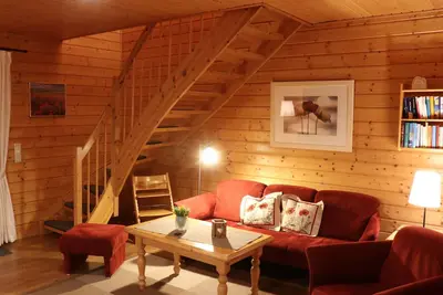 Image de Has-09 Holzblockhaus, 4 Pers. , 65qm - Naturerlebnisdorf Blauvogel