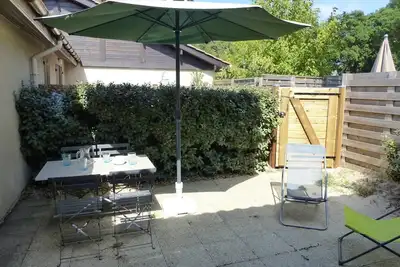 Image de Résidence Les Rives de Capbreton. Villa patio avec terrasse à proximité du port de plaisance