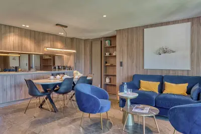 Image de Appartement 3 pièces confortable avec balcon, parking et WiFi - Megève Rochebrune