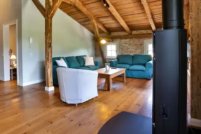 Image de Vacation apartment FĂĽrstenberg over 2 Et with terrace and balcony - Storchenhof Blumenow