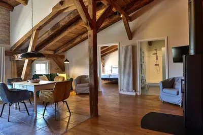 Image de Ferienwohnung Himmelpfort mit Balkon im Og - Storchenhof Blumenow