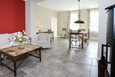 Image de Ferienwohnung Stolpsee mit Terrasse im Eg - Storchenhof Blumenow