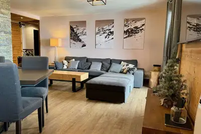 Image de Duplex rénové à Val Thorens - 12 pers, 4 chambres, garage, proche pistes et commerces