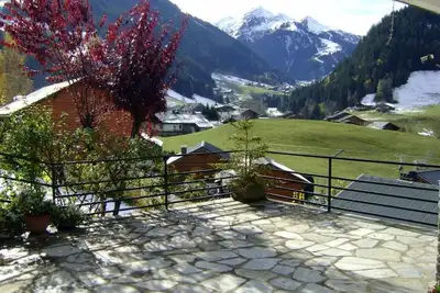 Image de Rez-de-chaussée, vue panoramique, parking, télévision, 46m², Arêches-Beaufort