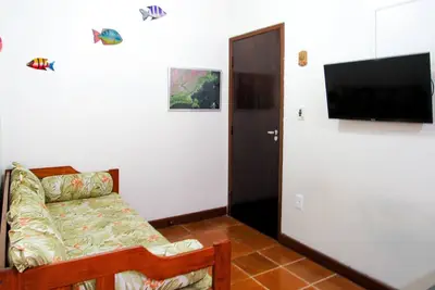 Image de Apto confortável c Wi-Fi e próx à Praia Grande/Sp