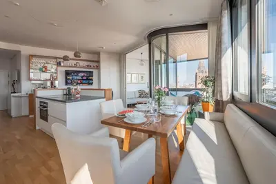 Image de Panoramasuite mit Fernblick Ăśber Wien
