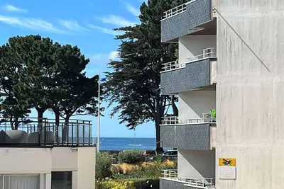 Image de Bénodet, appartement plage et restaurants à pied, terrasse vue mer