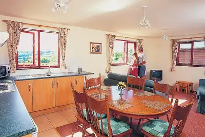 Cottage with one double and two twin.