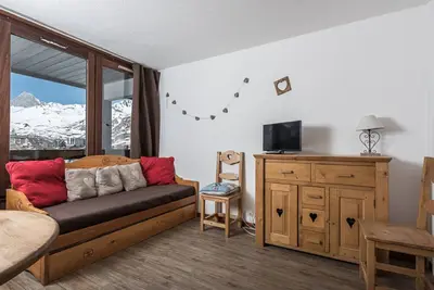 Image de Studio confortable proche pistes & commerces avec balcon