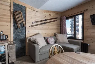 Image de 2 Pièces Confort avec Balcon, Exposition Nord-Ouest, Tignes Val Claret, 5 Pers.