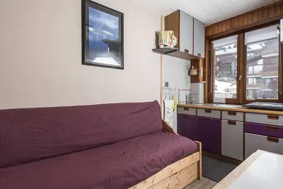 Image de Lumineux 2p à Tignes - 4 pers, coin montagne & cuisine équipée, proche pistes et commerces