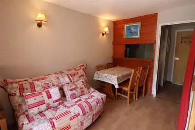 Image de Studio lumineux 4 pers · Proche des pistes · Balcon exposé sud · Animaux acceptés