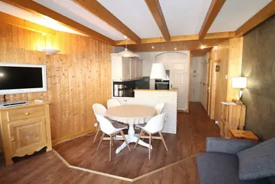 Image de Appartement 3 pièces rénové, skis aux pieds, balcon, parking, Wifi - Val Claret, Tignes