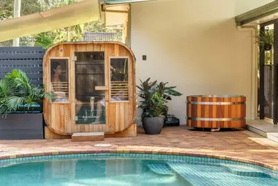 Image de Coolum Family Hideaway with Pool, Sauna + Ice bath