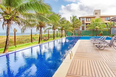 Image de It12 Beautiful Duplex Bungalow 2 Suites Pé na Areia, Itacimirim