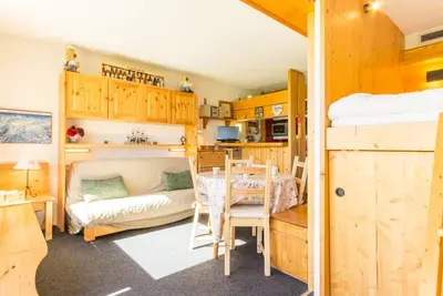Image de Appartement agréable aux Arcs 1800 - Ski aux pieds avec WiFi et balcon