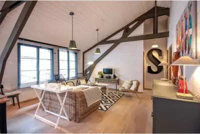 Image de Meublé de Charme  avec sauna privatif, deux chambres, la plage à 200m