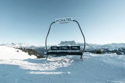 Image de 1er étage, balcon, parking, télévision, casier à ski, 23m², Châtel