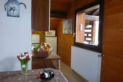 Image de 2ème étage, vue montagne, balcon, parking, télévision, casier à ski, 37m², Le Grand Bornand