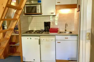 Image de 4ème étage, balcon, télévision, casier à ski, 30m², Villard de Lans