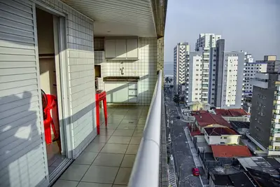 Image de Flat c WiFi a 250m a pé da Praia da Guilhermina/Sp