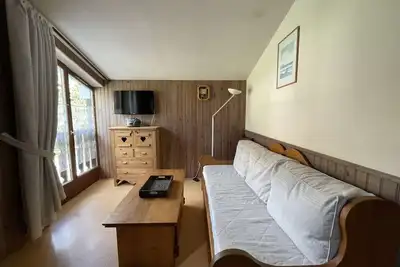 Image de Appartement 2 pièces cabine à 700m du village - Praz-Sur-Arly - 6 pers - Ski et lac prox.