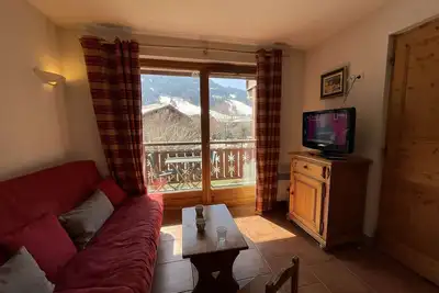 Image de Appartement cosy avec piscine Ă 300m du lac de baignade, proche du village et des pistes - Praz-sur-Arly