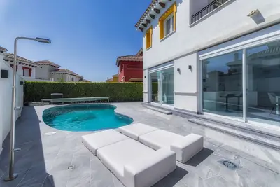 Villa Fresno with private pool on 5*Mar Menor Golf Resort 3bed\/3shower\/Wc