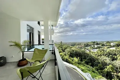 Image de Appartement Mititai, vue mer et piscine au calme, à proximité de Papeete
