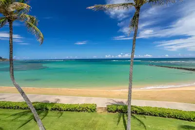 Image de Oceanfront. Superb views. Pono Kai Renovated 2 bd 2 ba, +sofa sleeper. A/C