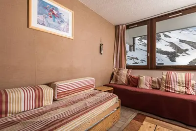Image de Studio lumineux proche pistes et commerces - Balcon, coin montagne, 4 pers, Tignes Le Lavachet