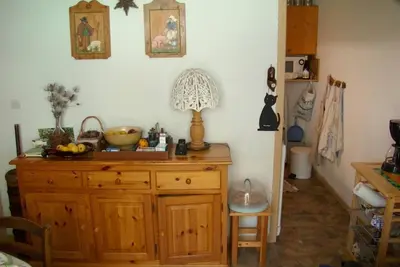 Image de Rez-de-chaussée, terrasse, balcon, parking, télévision, casier à ski, 30m², Valloire