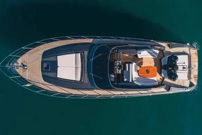 Image de ♕ Riva Virtus 65' Yacht from Marina Del Ray Trip /w Captain + Overnight Stay! 🌊