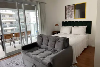 Image de Studio on Rua Augusta with Ac, pool and garage.