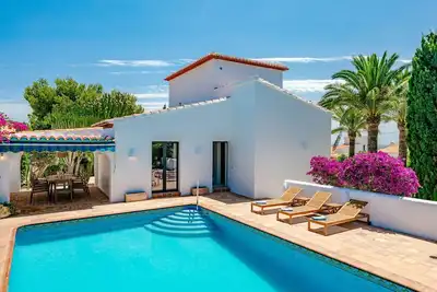 Maison de vacances privée avec piscine privée, climatisation, Wifi, Tv, patio, vue panoramique