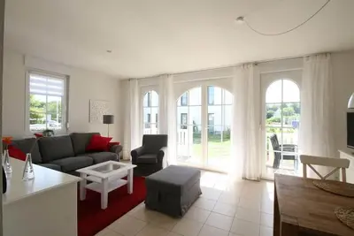 Image de Modern apartment with garden and private barbecue area, just a few minutes from the beach