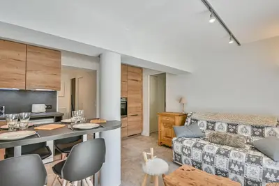 Image de Appartement cosy aux pieds des pistes avec piscine et tennis, 4 pers, Les Gets