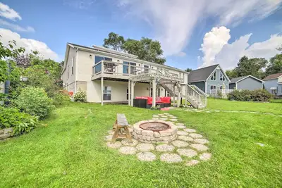 Image de Waterfront Michigan Center Home w/ Boat Dock!