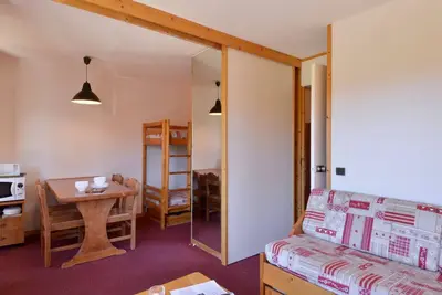Image de Studio 4 personnes, balcon, animaux admis, parking, Belle Plagne