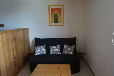Image de Studio cabine 27m², 4 pers, au pied des pistes, proche commerces