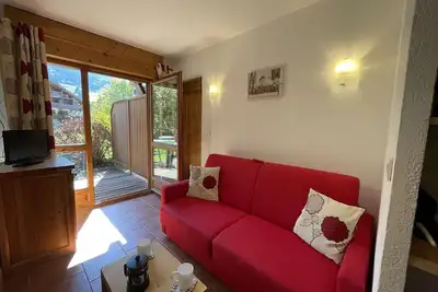 Image de Studio Cabine Praz-sur-Arly - 4 pers, Terrasse, Piscine, Parking, Proche village et pistes