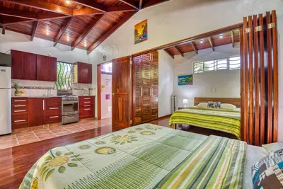 Image de \"Cabina Tucan\" - Caribbean bungalow 250m from the beach, with dream pool & Eden garden