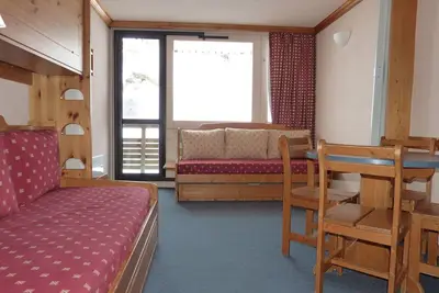 Image de Studio divisible aux pieds des pistes avec balcon