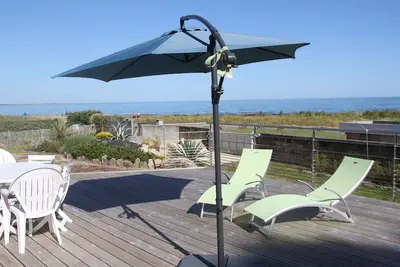 Image de Superbe vue mer dans cette maison récente construite sur la dune du Teven