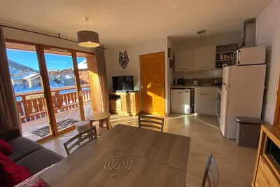 Image de Charmant T3 en résidence proche pistes et commerces balcon plein sud