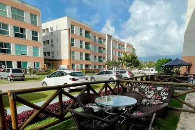 Image de Flat Térreo-garden 113 Muro Alto Condomínio Clube