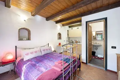 Maison de vacances 'Ca' Kira' avec vue sur les montagnes, piscine partagée et Wi-Fi.