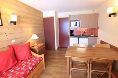 Image de 3ème étage, sauna, hammam, balcon, télévision, 28m², Val Thorens
